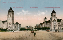 73817435 Posen Poznan Am Schlossplatz Kgl Residenzschloss St Martinstrasse Kgl G - Poland