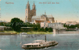73817345 Magdeburg Elbe Blick Zum Dom Magdeburg - Magdeburg
