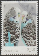 AUSTRALIA - USED 2022 $1.10 Budgerigars - "Bluey And Liquorice" Are Sky Blues - Usados