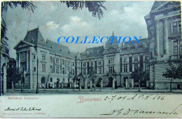 BUCURESTI 1901, Bulevardul CAROL, Ministerul DOMENIILOR, Clasica Rara Cu Timbru - Roemenië