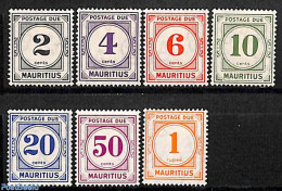 Mauritius 1933 Postage Due 7v, Mint NH - Maurice (1968-...)