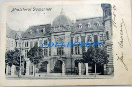 BUCURESTI 1904, Bulevardul CAROL, Ministerul DOMENIILOR, Clasica Cu Timbru - Roemenië