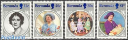 Bermuda 1985 Queen Mother 4v, Mint NH, History - Kings & Queens (Royalty) - Familles Royales