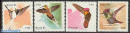 Brazil 1981 Birds 4v, Mint NH, Nature - Birds - Hummingbirds - Unused Stamps