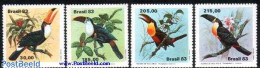 Brazil 1983 Birds/ Toucans 4v, Mint NH, Nature - Birds - Toucans - Nuovi