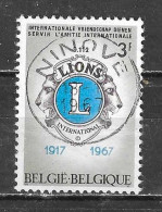 1404  Lions Club - Bonne Valeur - Oblit. Centrale NINOVE - LOOK!!!! - Usati