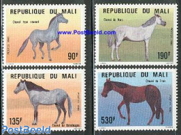 Mali 1985 Horses 4v, Mint NH, Nature - Horses - Malí (1959-...)