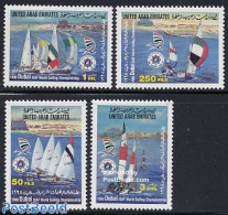 United Arab Emirates 1998 Sailing Sports 4v, Mint NH, Sport - Transport - Sailing - Sport (other And Mixed) - Ships An.. - Voile