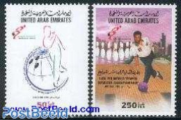 United Arab Emirates 1999 Bowling 2v, Mint NH, Sport - Sport (other And Mixed) - Altri & Non Classificati