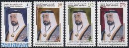 United Arab Emirates 2004 Sheikh Sultan Bin Mohammed Al Qassimi 4v, Mint NH - Andere & Zonder Classificatie