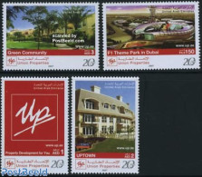United Arab Emirates 2007 Union Properties 4v, Mint NH, Art - Architecture - Other & Unclassified