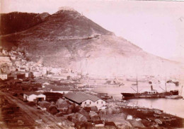 Photo Originale -1889 - Algerie - ORAN - Le Yacht De La Famille Meunier ( Chocolat ) Le "Nemesis" Au Port - Lugares