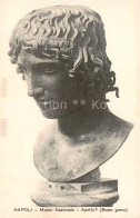 73816965 Napoli Neapel IT Museo Nazionale Apollo Busto Greco  - Altri & Non Classificati