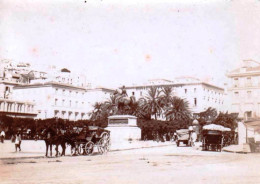 Photo Originale -1889 - Algerie - ALGER - Place Du Gouvernement - Lugares