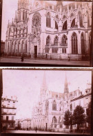 Photo Originale - 1899 -  NANCY -  La Cathedrale - Lot 2 Phots - Lugares