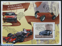 Comoros 2008 Automobile Development S/s, Mint NH, Transport - Automobiles - Auto's