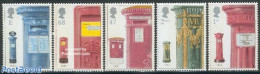 Great Britain 2002 Mail Boxes 5v, Mint NH, Mail Boxes - Post - Neufs