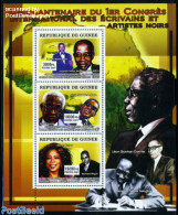 Guinea, Republic 2007 Black Artists S/s, Mint NH, Performance Art - Movie Stars - Art - Authors - Actors