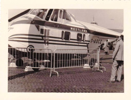 Photo Originale - Le Bourget 1957 -  Aviation - Helicoptere Le Westland - Aviazione