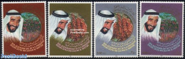 United Arab Emirates 1996 Said Ibn Sultan Al-Nahajan 4v, Mint NH, Nature - Fruit - Obst & Früchte