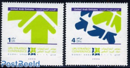 United Arab Emirates 2006 UPU Strategy Conference 2v, Mint NH, U.P.U. - U.P.U.