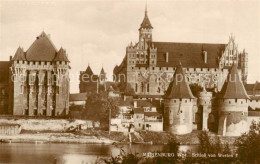 73816921 Marienburg  Westpreussen Malbork PL Schloss Von Westen  - Pologne