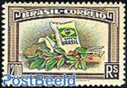 Brazil 1938 Coffee Export 1v, Mint NH, Health - Food & Drink - Nuevos