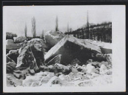 AK Esslingen, Neckar-Eisgang Im März 1929, Unwetter  - Overstromingen