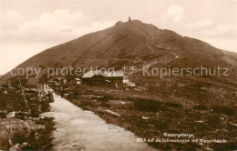 73816884 Riesengebirge_Krkonose_Karkonosze Blick Auf Schneekoppe Mit Riesenbaude - Tchéquie