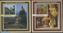 Guinea Bissau 2003 300 Years St. Petersburg 2 S/s, Mint NH - Guinea-Bissau