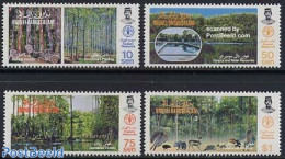 Brunei 1984 Forest Exploration 4v, Mint NH, Nature - Various - Animals (others & Mixed) - Birds - Deer - Monkeys - Tre.. - Rotary, Club Leones