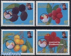 Brunei 1994 Fruits 4v, Mint NH, Nature - Fruit - Frutas