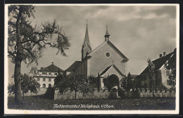 AK Cham, Töchterinstitut Heiligkreuz Mit Kirche  - Cham