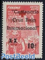 Panama 1963 Red Cross 1v, Mint NH, Health - Transport - Red Cross - Space Exploration - Croix-Rouge