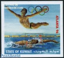 Kuwait 1996 Olympic Games S/s, Mint NH, Sport - Olympic Games - Swimming - Natation