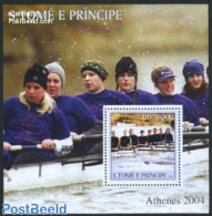 Sao Tome/Principe 2003 Rowing S/s, Mint NH, Sport - Kayaks & Rowing - Sport (other And Mixed) - Remo