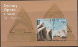 AUSTRALIA - USED 2023 $4.20 Fifty Years Of Sydney Opera House, Souvenir Sheet - Gebruikt