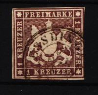 Württemberg 6 C Gestempelt Signiert H. Krause #IS123 - Used