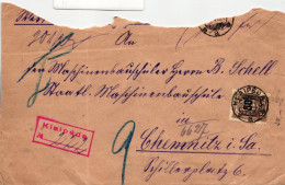 Memel Auf Brief Als Mischfrankatur Brief Defekt #BB100 - Memelland 1923