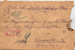 Memel Auf Brief Als Mischfrankatur Brief Defekt #BB099 - Memel (Klaipeda) 1923