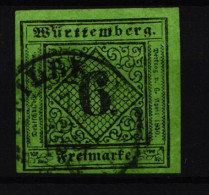 Württemberg 3 A Gestempelt #IS136 - Used