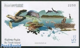 United Arab Emirates 2011 Bu-Tinah Island S/s, Mint NH, Nature - Animals (others & Mixed) - Birds - Sea Mammals - Turt.. - Other & Unclassified
