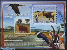 Guinea Bissau 2008 Birds & Mammals S/s, Mint NH, Nature - Animals (others & Mixed) - Birds - Guinée-Bissau