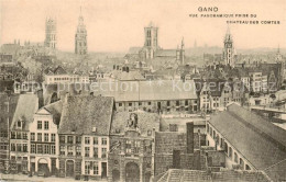 73816759 Gand Belgien Vue Panoramique Prise Du Chateau Des Comtes Gand Belgien - Otros & Sin Clasificación