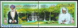 Oman 1997 National Day 2v [:], Mint NH, Nature - Water, Dams & Falls - Omán