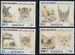 United Arab Emirates 1994 Catlikes 4v, Mint NH, Nature - Animals (others & Mixed) - Cat Family - Autres & Non Classés