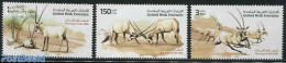 United Arab Emirates 2013 Oryx 3v, Mint NH, Nature - Animals (others & Mixed) - Autres & Non Classés