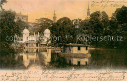 73816670 Dresden Elbe Zwingerteich  - Dresden