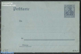 Germany, Empire 1902 Postcard 2pf< Without WM, Unused Postal Stationary - Covers & Documents