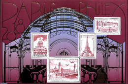 France 2018 Paris Philex 4v M/s, Mint NH, Nature - Birds - Philately - Art - Bridges And Tunnels - Unused Stamps